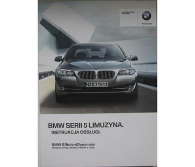 BMW 5 F10 2010-2013 POLSKA LIBRO MANTENIMIENTO BMW SERII 5 F10 2012 AÑO ORIGINAL  
