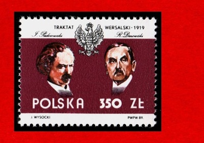 3083 zn cz** 1989 Traktat Wersal.70lat