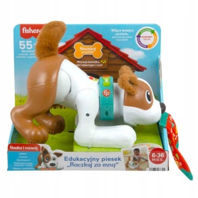 Edukacyjny piesek Fisher-Price J.NIEMIECKI