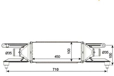 Nrf интеркулер fiat grande punto alfa mito 1,3m-j фото №1