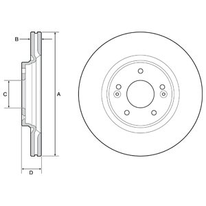 DISCO DE FRENADO DELPHI BG4931C + REGALO  