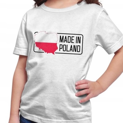 Koszulka dziecięca Polska Made In Poland M