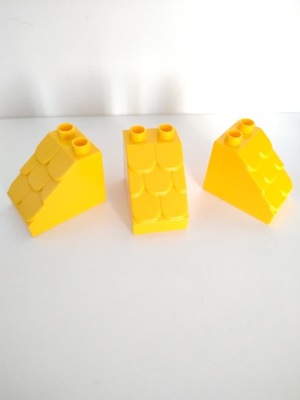 LEGO DUPLO daszek skosy dachówki 3 szt