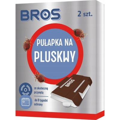 Pułapka Lepowa Lep na Pluskwy 2szt z Przynętą Bros