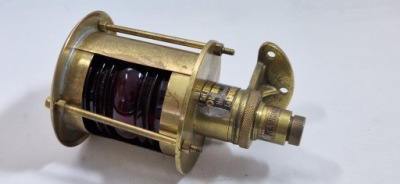 C.SIMON DENAIN NORD STARA MAŁA LAMPA WISZĄCA MOSIĄDZ