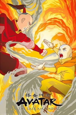 Avatar Aang vs Zuko - plakat 61x91,5 cm