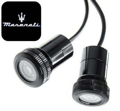 MASERATI DIODO LUMINOSO LED PROYECTOR LOGOTIPO HD PREMIUM LEVANTE QUATTROPORTE GRECALE GHIBLI  