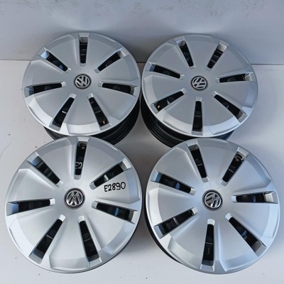 DISCS 5X120 16 INTEGRAL VW TRANSPORTER T5 T6 + WHEEL COVERS (E2890)  