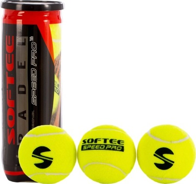 Piłki tenisowe piłka do padla komplet SOFTEE Speed Pro 3szt