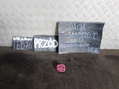 Заглушка бампера teb76 перед 511804925r dacia sandero i 13-17 r. фото №1