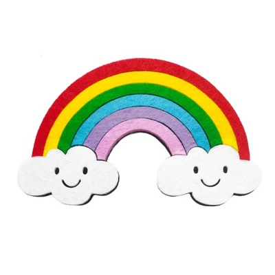 PRZYPINKA TĘCZA STRÓJ LGBT NASZYWKA LGBT PRZEBRANIE WRÓŻKA BAJKA TĘCZOWA
