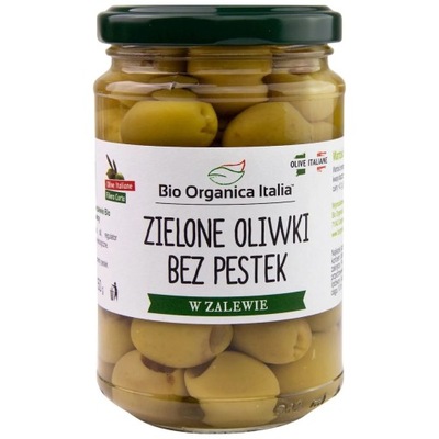 Oliwki zielone bez pestek 280g Bio Organica Italia