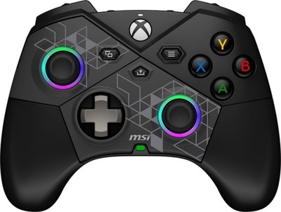 MSI FORCE PRO W CONTROLLER Czarny USB 2.0 Gamepad Analogowa/Cyfrowa