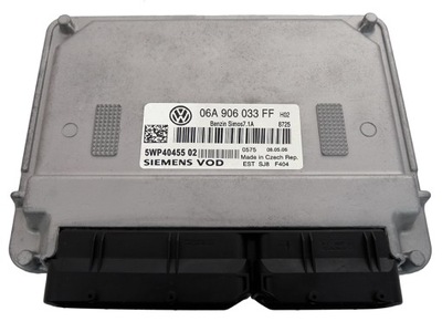 ECU VW AUDI SEAT SKODA 1.6 06A906033FF 5WP40455 02