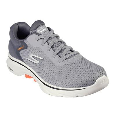 Buty męskie SKECHERS Go Walk 7 The Construct grey/white/orange 43 EU