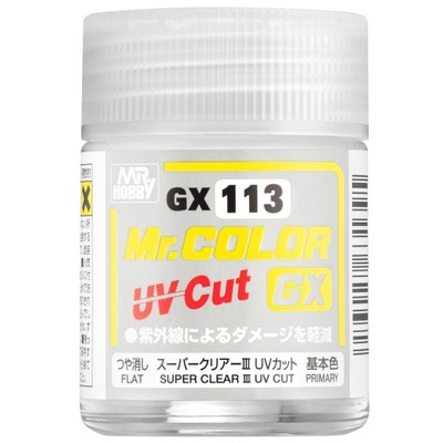 GUNZE GX113 Super Clear III UV Cut Flat (18 ml)
