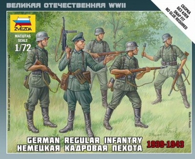 Zvezda 6178 1/72 German Regular Infantry 1939-1943