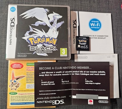 Pokemon Black nintendo DS komplet ANG