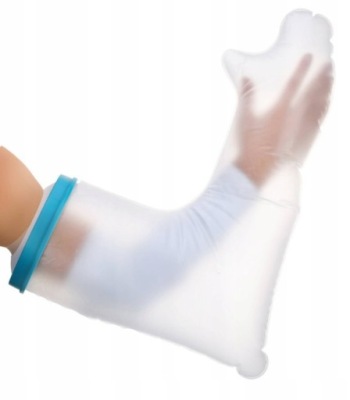 RĘKAW KĄPIELOWY OCHRANIACZ NA RĘKĘ DŁOŃ OSŁONA NA GIPS RANĘ OPATRUNEK WODO