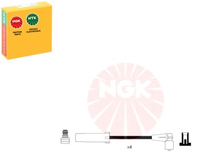 Дроти запалювання ngk 212143707080 фото №1