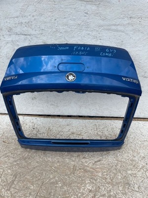 Крышка багажника skoda fabia iiih 6v9 kombi фото №1