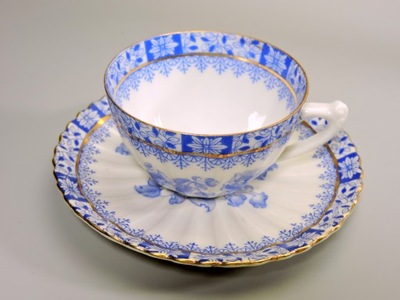 Filiżanka espresso china blau porcelana Roslau Bawaria