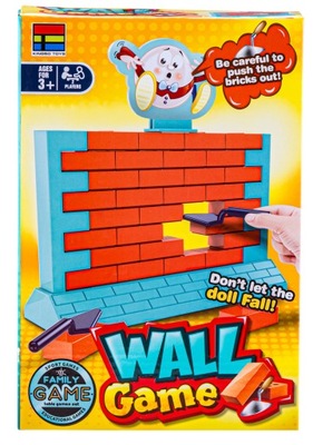 Gra ZRĘCZNOŚCIOWA dla Dzieci Zbuduj Mur Spadające Jajko Cegiełki