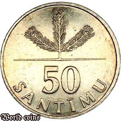 50 SANTIMU 1992 ŁOTWA