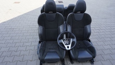 Volvo s60 lift r-design - сидіння шкіра alcantara комплект фото №1