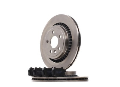 Тормозные диски 1 тормозные колодки тормозные ridex задний к volvo xc60 156 302,0mm фото №1