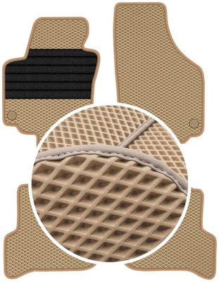 SEAT ALTEA XL 2006-2015 ALFOMBRILLAS GOMA PARA COCHE EVA  