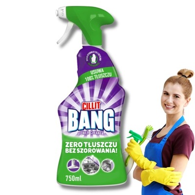 CILLIT BANG TŁUSZCZ I SMUGI SPRAY 750 ML