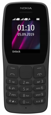 Telefon Nokia 110 4G TA-1386 czarny 1,77'' 800 mAh