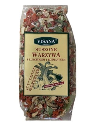 VISANA SUSZONE WARZYWA Z LUBCZYKIEM I ROZMARYNEM