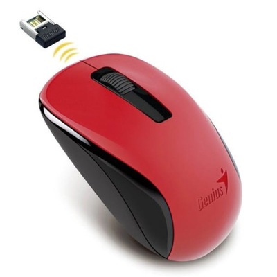 Mysz Genius NX-7005 bezprzewodowa USB czerwona