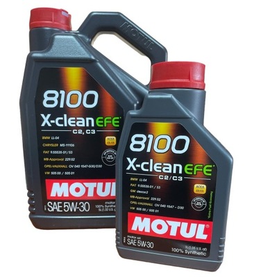 MOTUL 8100 X-CLEAN EFE 5W30 MB229.52 LL-04 GM 6L +  