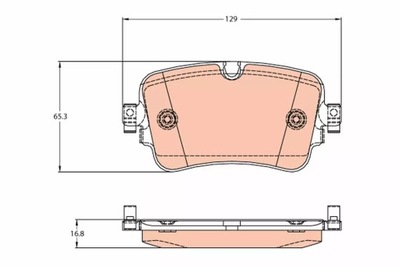 ZAPATAS DE FRENADO AUDI T. Q7 2.0- 3.0 QUATTRO 15-  