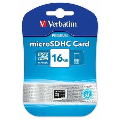 Karta Verbatim micro SD SDHC 16GB UHS-I