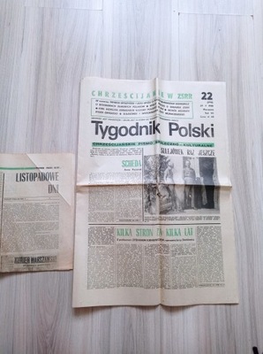 Tygodnik Polski, nr 22/1988, 29 maja 1988