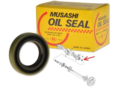 Nissan terrano ii r20 93- сальник полуось задняя фото №1