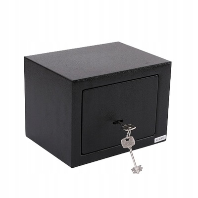 SEJF DOMOWY KASETKA ZAMEK NA KLUCZ 2 KLUCZE 5