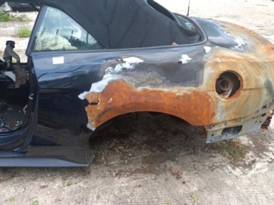 Ford mustang vi кабріолет чверть крила задня поріг блок двигуна лівий фото №1