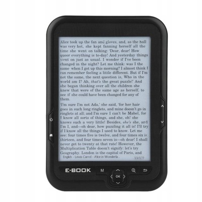 CZYTNIK E-BOOKÓW 8GB 6 " E-INK