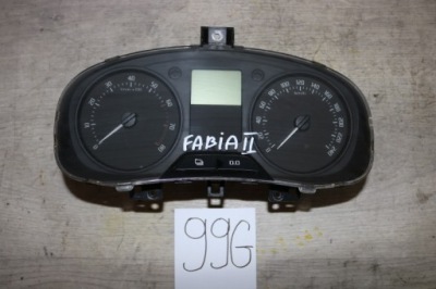 Лічильник приладова панель спідометр obrotomierz skoda fabia ii фото №1