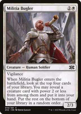 MtG: Militia Bugler (2X2)