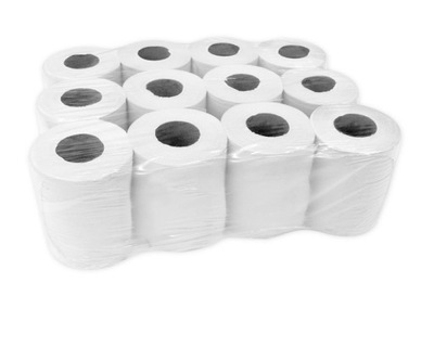 Ręczniki papierowe białe Mini 60mb rolka 12szt