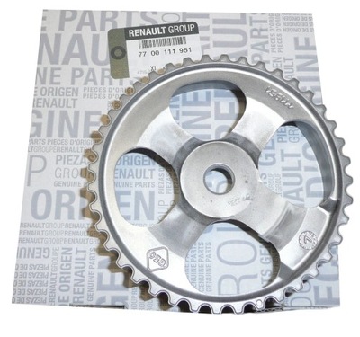 Колесо вала розподільного валу kangoo i clio ii 7700111951 оригінал фото №1