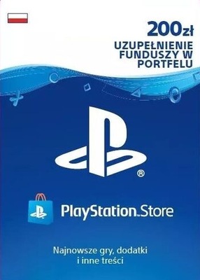 PlayStation Network 200 zł PLN PSN Klucz Kod PS3 PS4 PS5