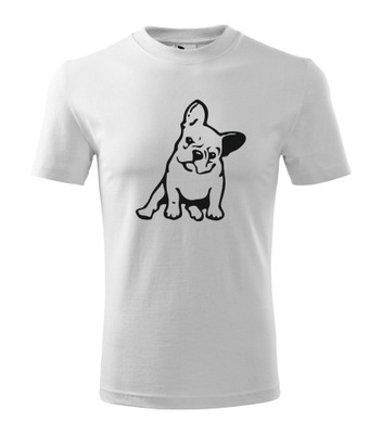 Koszulka T-shirt PIES BULDOG FRANCUSKI dziecięca