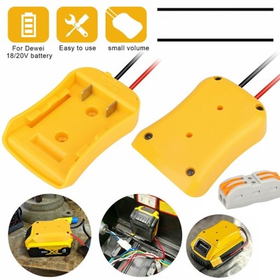 Do adaptera koła zasilającego DIY złącze do uchwytu dokującego akumulatora Dewalt 20 V